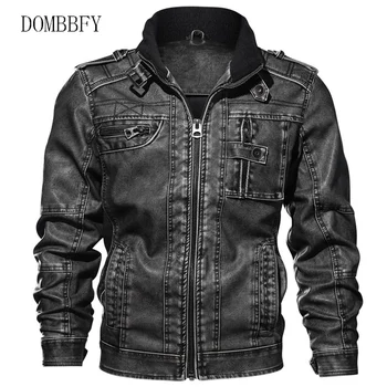Men's PU Jacket Leather Coat Autumn Winter Slim Fit Faux Leather Motorcycle Jackets Male Outwear Pilot Bomber Tactical Jackets
Men's PU Jacket Leather Coat Autumn Winter Slim Fit Faux Leather Motorcycle Jackets Male Outwear Pilot Bomber Tactical Jackets