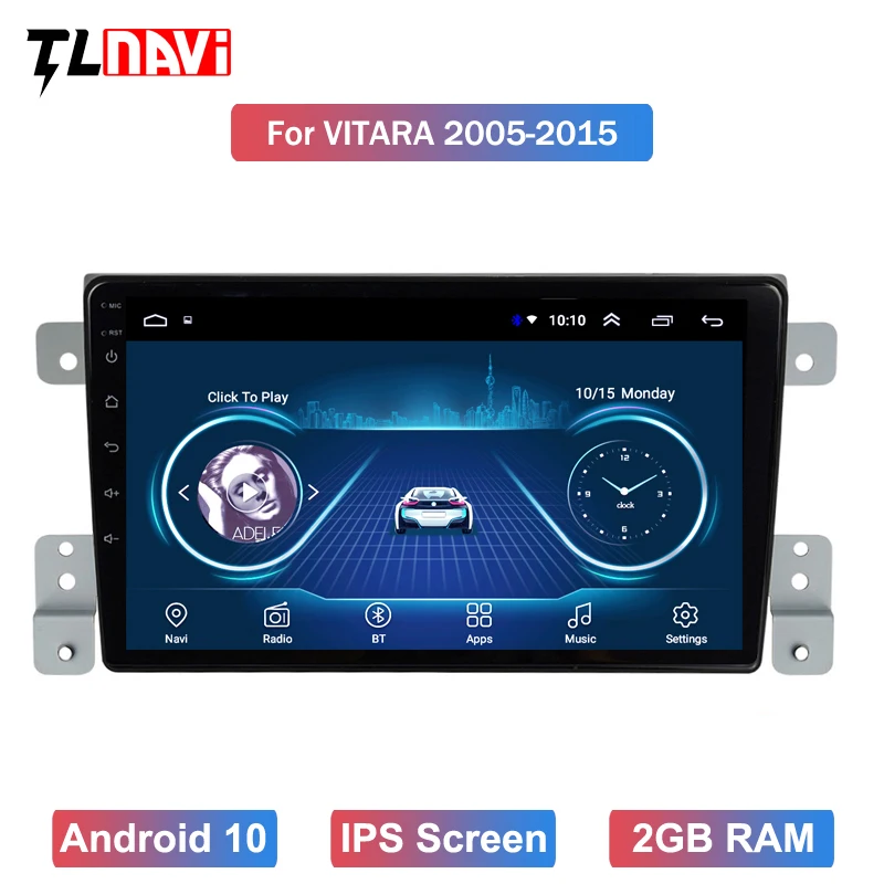 9 дюймов Android 10 головное устройство для 1SUZUKI GRAND VITARA 2005 2006 2007 2008 2015 радио аудио
