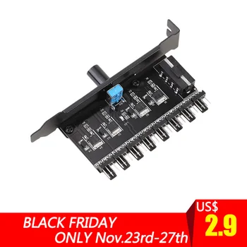 Radiator Speed Controller Cooling Fan HUB Chassis CPU PC Case 8 Channels 4 Knob for Household Computer Accessories
Radiator Speed Controller Cooling Fan HUB Chassis CPU PC Case 8 Channels 4 Knob for Household Computer Accessories