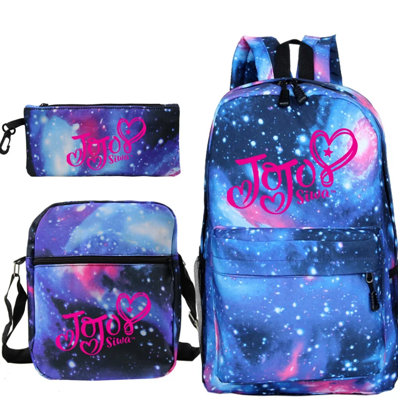 Plecak Jojo Siwa Bagpack chłopcy dziewczęta - plecak szkolny torba podróżna z torbą Crossbody i długopisami - Wianko - 20