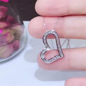 Sterling Silver 925 Necklace Cute Pendant for Woemn Diamond Christmas Silver 925 Jewelry Bijoux Femme Heart Pendant Chain
Sterling Silver 925 Necklace Cute Pendant for Woemn Diamond Christmas Silver 925 Jewelry Bijoux Femme Heart Pendant Chain