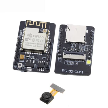 ESP32 ESP32-CAM OV2640 Camera WiFi Module Serial ESP-32S to WiFi ESP32 CAM Development Board Bluetooth with OV2640 Camera Module
ESP32 ESP32-CAM OV2640 Camera WiFi Module Serial ESP-32S to WiFi ESP32 CAM Development Board Bluetooth with OV2640 Camera Module