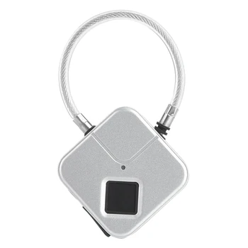 Inteligente Smart Lock Smart Fingerprint Lock Keyless Padlock Wire Rope Padlock Usb Charging Fingerprint Lock
Inteligente Smart Lock Smart Fingerprint Lock Keyless Padlock Wire Rope Padlock Usb Charging Fingerprint Lock