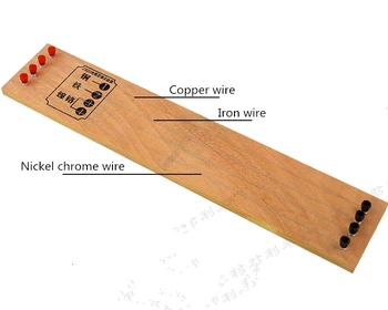 Law of resistance Electrical Laboratory Equipment Physics Teaching Instrument Copper wire Iron wire Nickel chrome wire
Law of resistance Electrical Laboratory Equipment Physics Teaching Instrument Copper wire Iron wire Nickel chrome wire