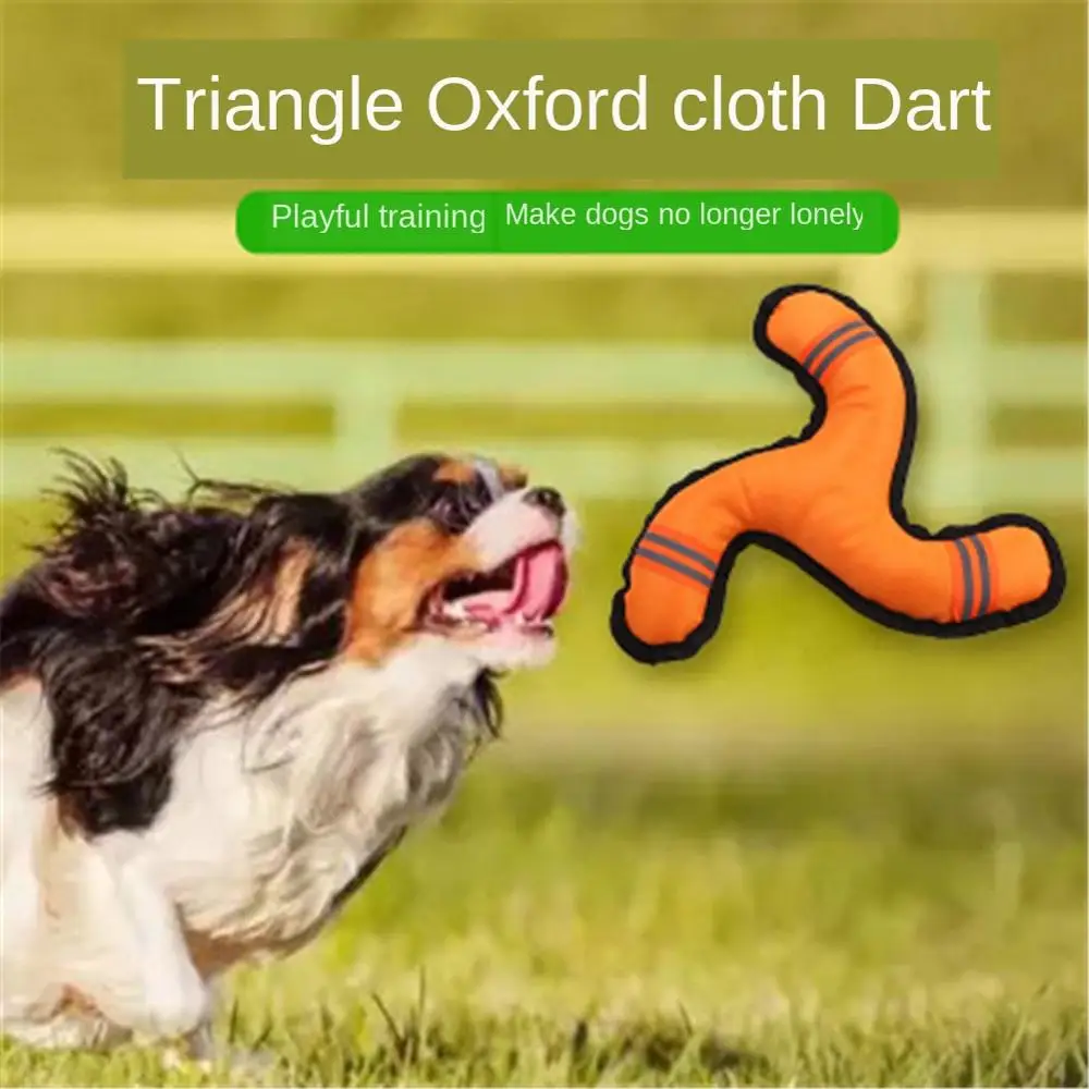 Triangular Boomerang Pet Dog Reflective Training Darts Bite Resistant Puppy Chew Toy Pets Interactive Cloth Flying Discs
Triangular Boomerang Pet Dog Reflective Training Darts Bite Resistant Puppy Chew Toy Pets Interactive Cloth Flying Discs