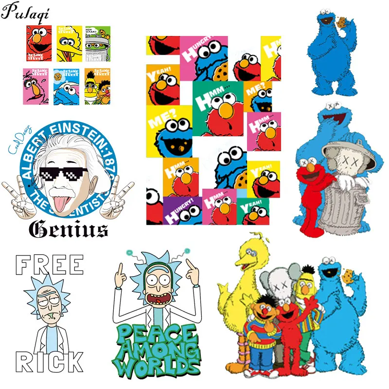 Thermo Stickers On Clothes Rick And Morty Patches Iron On Transfers Patch Anime Sesame Street Stickers Heat Transfer For Kids
Thermo Stickers On Clothes Rick And Morty Patches Iron On Transfers Patch Anime Sesame Street Stickers Heat Transfer For Kids