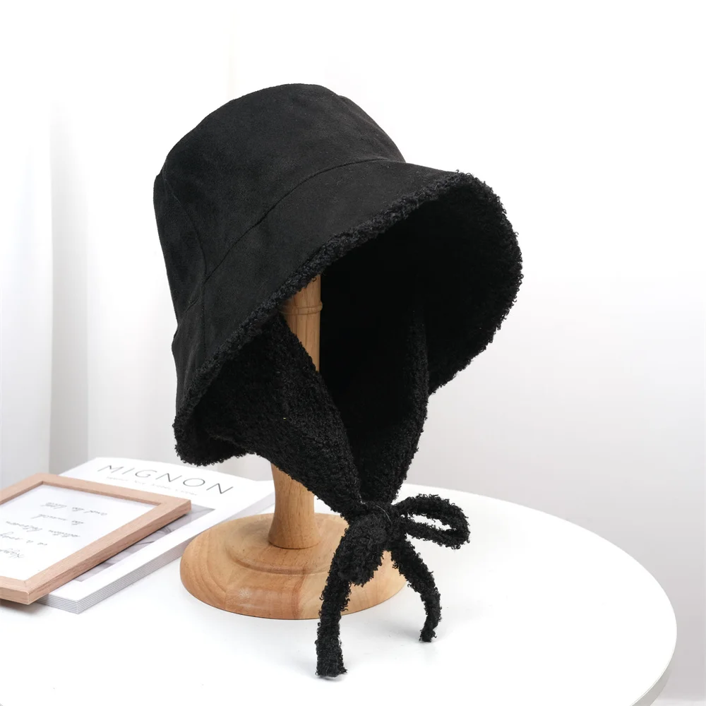 Winter Lamb Fur Fisherman Hat Fur Warm Female Cap Ear Protection Men And Women Bucket Hat Outdoor Sun Panama Hats Wholesale
Winter Lamb Fur Fisherman Hat Fur Warm Female Cap Ear Protection Men And Women Bucket Hat Outdoor Sun Panama Hats Wholesale