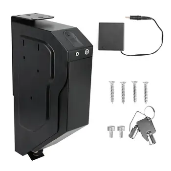 Weapon Fingerprint Lock Safe Box Under Desk Handgun Quick Access with Spare Keys Fingerprint Lock Safe Box
Weapon Fingerprint Lock Safe Box Under Desk Handgun Quick Access with Spare Keys Fingerprint Lock Safe Box
