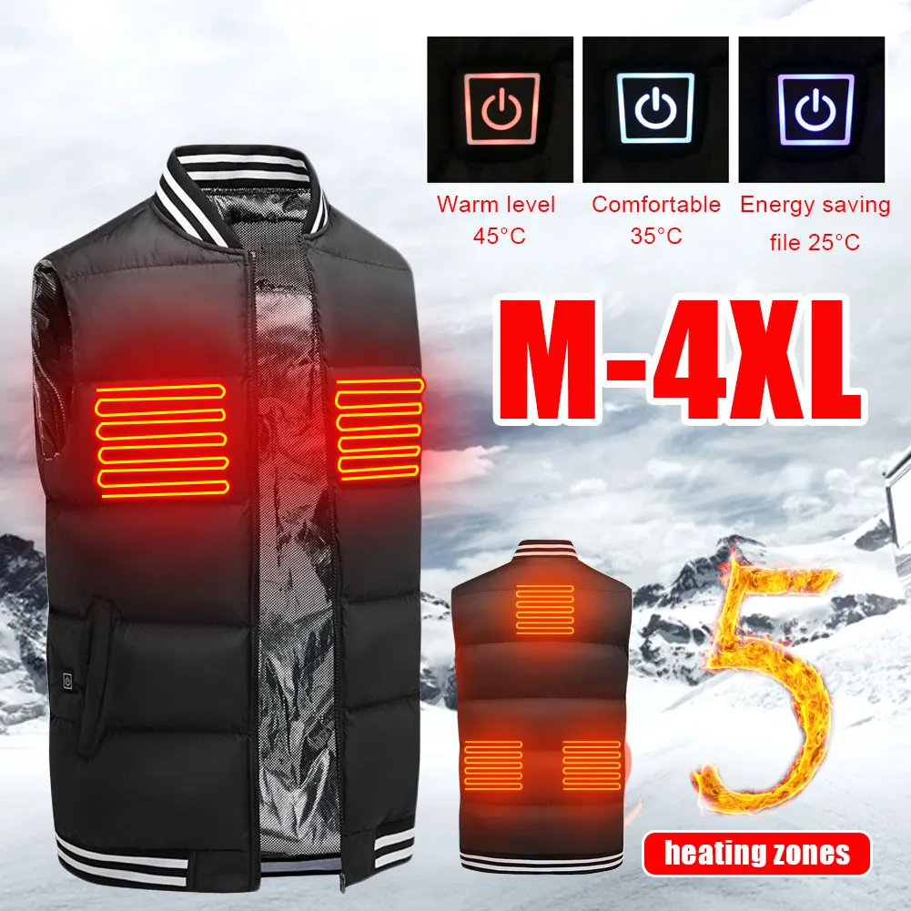 USB Smart Charging Heating Vest Men and Women of the Same Style Outdoor Board Fishing Warm Clothing Thick and Warm Zone 5 Fever
USB Smart Charging Heating Vest Men and Women of the Same Style Outdoor Board Fishing Warm Clothing Thick and Warm Zone 5 Fever