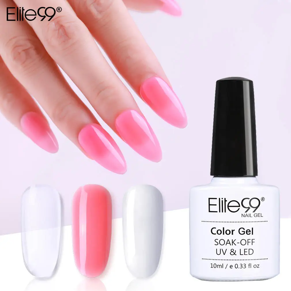 

Elite99 10ml Extension Gel Polish Soak Off Acrylic Poly Nail Art Tips Builder UV LED Nail Varnish Primer Gel Nail Polish Lacquer