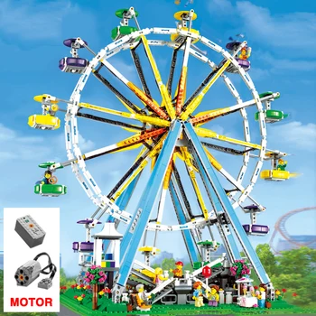SY1218 creator expert compatible with 10247 15012 city street view ferris wheel brick model children toy gifts
SY1218 creator expert compatible with 10247 15012 city street view ferris wheel brick model children toy gifts