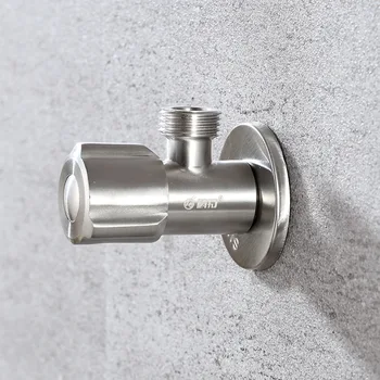 Silver Full Copper Body Thickened Explosion-Proof Triangle Valve Washing Machine Toilet Water Stop Valve Multi-Function Faucet
Silver Full Copper Body Thickened Explosion-Proof Triangle Valve Washing Machine Toilet Water Stop Valve Multi-Function Faucet