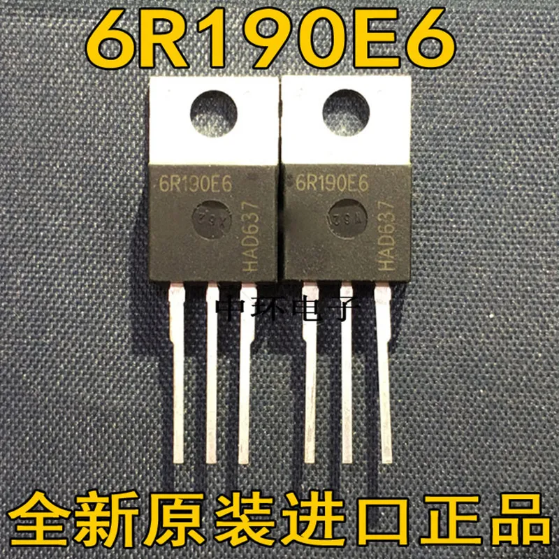 10 шт., 6R190E6 IPP60R190E6 20A 600 в TO220 и IPP60R600E6 6R600E6 7.3A/650 в TO220 MOS
10 шт., 6R190E6 IPP60R190E6 20A 600 в TO220 и IPP60R600E6 6R600E6 7.3A/650 в TO220 MOS
