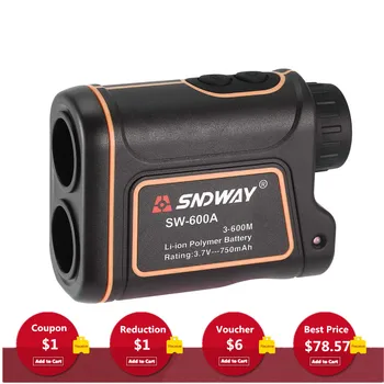 SNDWAY SW-600A Monocular Telescope Laser Rangefinder 600m Trena Laser Distance Meter Golf Hunting laser Range Finder
SNDWAY SW-600A Monocular Telescope Laser Rangefinder 600m Trena Laser Distance Meter Golf Hunting laser Range Finder