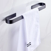 Bathroom Towel Holder Towels Rack Towel Hanger Space Aluminum Wall Hanging Towel Bar Organizer Kitchen Bathroom Storage Shelf 
Bathroom Towel Holder Towels Rack Towel Hanger Space Aluminum Wall Hanging Towel Bar Organizer Kitchen Bathroom Storage Shelf