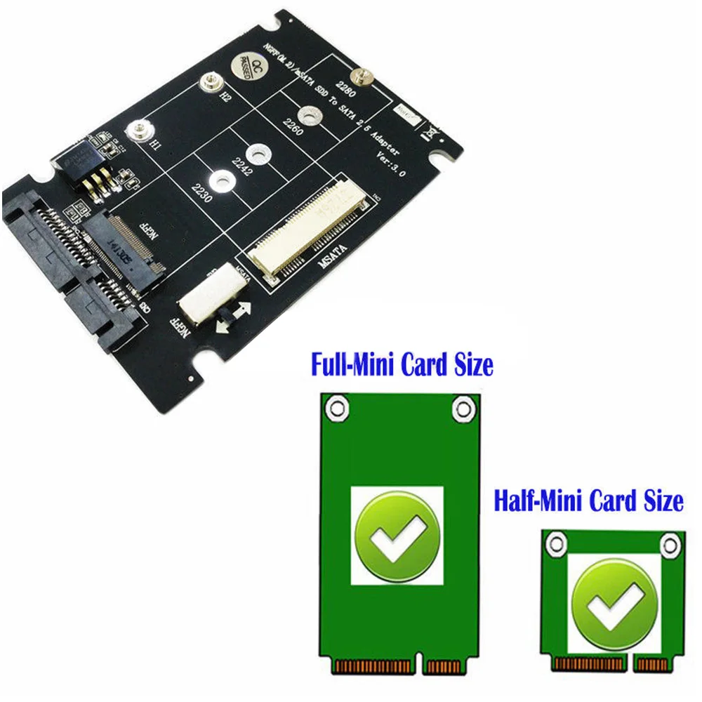 MSATA M.2 SSD to PCI- E Adapter Mini NGFF Portable Connector Interface Expansion SATA 3.0 LED Indicator
MSATA M.2 SSD to PCI- E Adapter Mini NGFF Portable Connector Interface Expansion SATA 3.0 LED Indicator