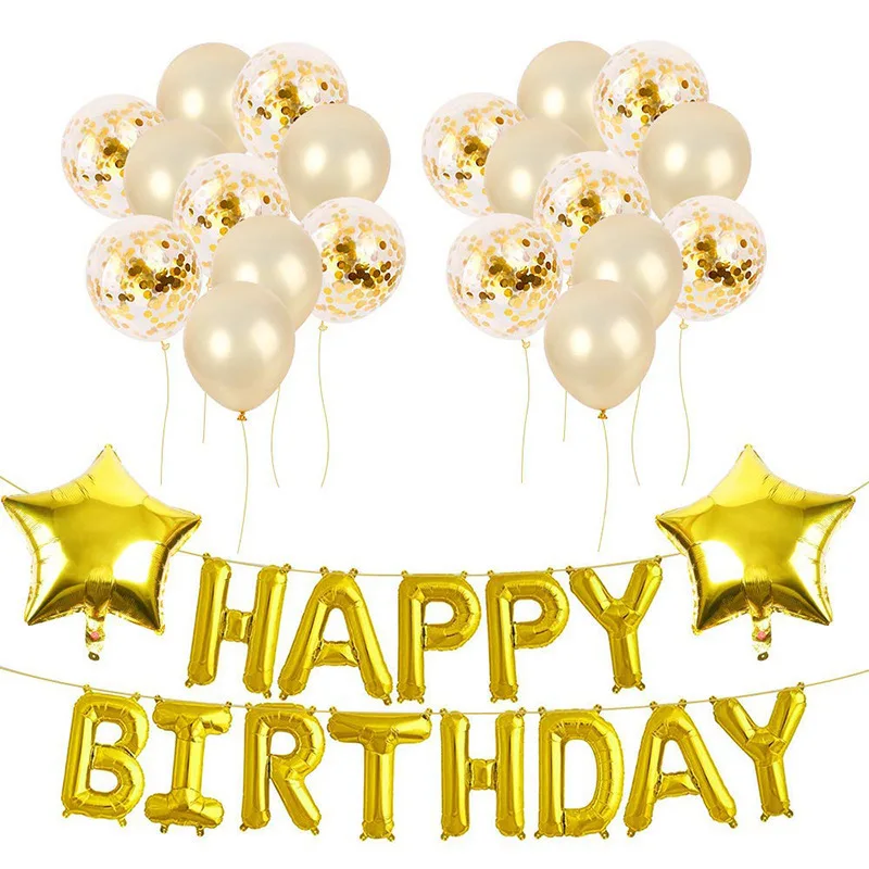 Happy birthday digital aluminum balloon is suitable for adults and children's birthday party background decoration suit
Happy birthday digital aluminum balloon is suitable for adults and children's birthday party background decoration suit