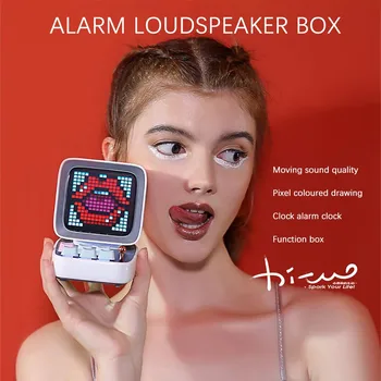 Retro Pixel Art Game Bluetooth Speaker with 16X16 LED App Controlled Front Panel Screen DIY Painted 10W Alarm Clock Soundbar
Retro Pixel Art Game Bluetooth Speaker with 16X16 LED App Controlled Front Panel Screen DIY Painted 10W Alarm Clock Soundbar