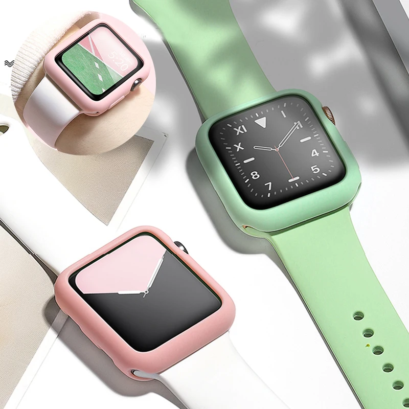 Watch Case For Apple Watch 5 4 3 Cover Soft Silicone Fall Resistance Bumper TPU Case for iWatch Series 42mm 38mm 44mm 40mm Cover
Watch Case For Apple Watch 5 4 3 Cover Soft Silicone Fall Resistance Bumper TPU Case for iWatch Series 42mm 38mm 44mm 40mm Cover