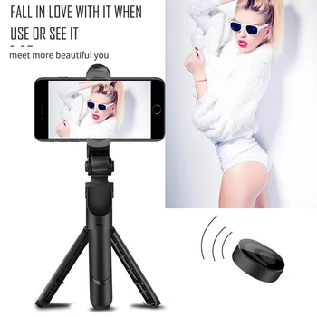 Wireless Bluetooth Selfie Stick Mini Tripod Monopod with Remote Control for Ios Android Mobile Selfie Timer Shutter 360 Rotate
Wireless Bluetooth Selfie Stick Mini Tripod Monopod with Remote Control for Ios Android Mobile Selfie Timer Shutter 360 Rotate