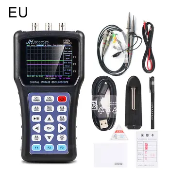 Hot Portable Handheld Oscilloscope Digital Storagesignal Function Generator 20MHz Oscilloscope AC/DC Input Coupling Durable