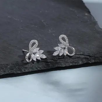 Luxury Zircon Bow Stud Earrings For Women 925 Sterling Silver Student Girl Fashion Jewelry Brinco 925-477
Luxury Zircon Bow Stud Earrings For Women 925 Sterling Silver Student Girl Fashion Jewelry Brinco 925-477