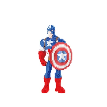 HC 1037 Super Hero Captain America 3D Model 2350pcs DIY Diamond Mini Building Small Blocks Bricks Kit Toy for Children
HC 1037 Super Hero Captain America 3D Model 2350pcs DIY Diamond Mini Building Small Blocks Bricks Kit Toy for Children