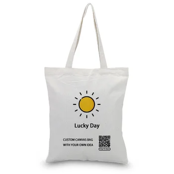 Canvas Tote Bag Shopping Bag Handbag Daily Use Text DIY Custom Print Logo Eco Reusable Recycle
Canvas Tote Bag Shopping Bag Handbag Daily Use Text DIY Custom Print Logo Eco Reusable Recycle