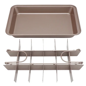 Kitchen Utensils Brownie Removable Divider DIY Practical Baking Tray Durable Professional Solid Carbon Steel Slicer Square
Kitchen Utensils Brownie Removable Divider DIY Practical Baking Tray Durable Professional Solid Carbon Steel Slicer Square