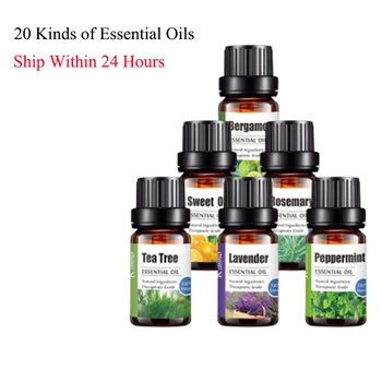 10ml Pure Essential Oils for Aromatherapy Diffusers Lavender Tea Tree Lemongrass tea Tree Rosemary Orange 16 Oils for Humidifier
10ml Pure Essential Oils for Aromatherapy Diffusers Lavender Tea Tree Lemongrass tea Tree Rosemary Orange 16 Oils for Humidifier