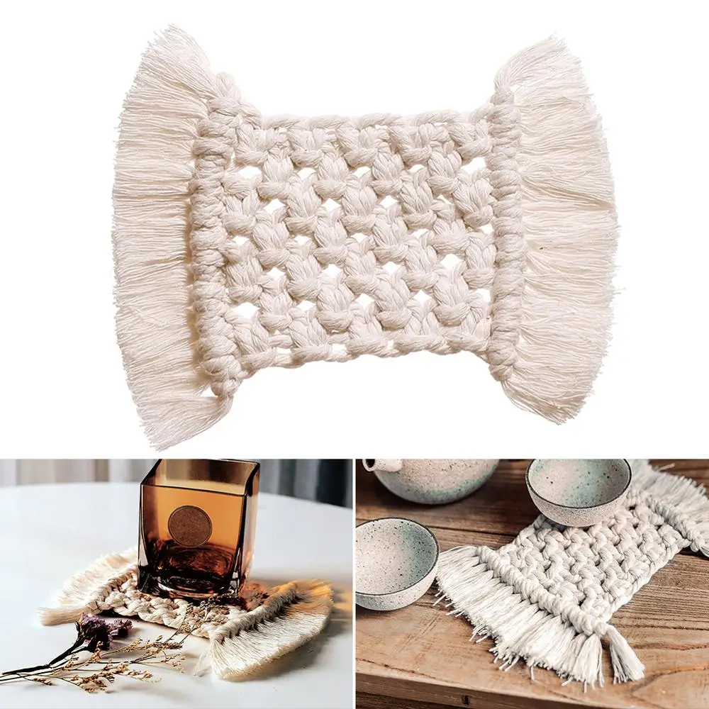 Hand-woven Lace Coaster Non-slip Insulation Pad Reusable Suitable for Cups Glasses Unique Design
Hand-woven Lace Coaster Non-slip Insulation Pad Reusable Suitable for Cups Glasses Unique Design