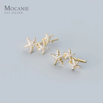 Mocanie Twinkling Zircon Stackable Gold Color Starfish 925 Sterling Silver Clips Earring for Women Hook Earring Fine Jewelry
Mocanie Twinkling Zircon Stackable Gold Color Starfish 925 Sterling Silver Clips Earring for Women Hook Earring Fine Jewelry