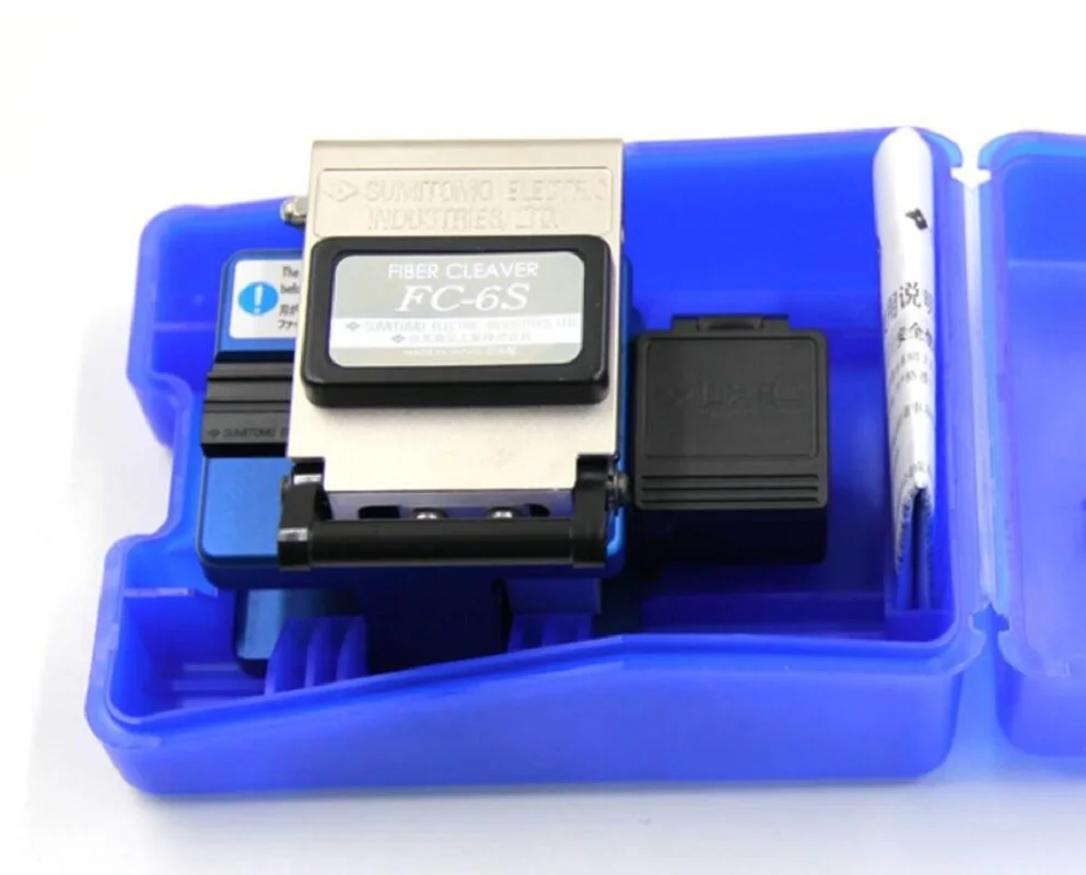 High Precision FC-6S Optical Fiber Cleaver with Fiber Scrap Collector FTTH Fiber Cutting Cleaver
High Precision FC-6S Optical Fiber Cleaver with Fiber Scrap Collector FTTH Fiber Cutting Cleaver