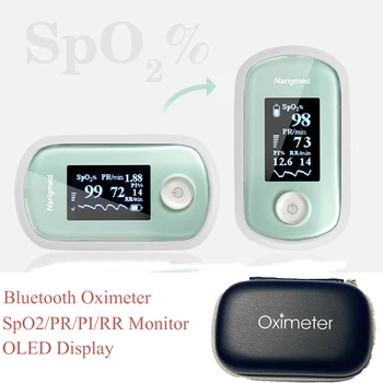 Bluetooth Pulse Oximeter Finger Digital OLED SpO2 PR PI RR Heart Rate Monitor Blood Oxygen Oximeter For Android APP Bluetooth
Bluetooth Pulse Oximeter Finger Digital OLED SpO2 PR PI RR Heart Rate Monitor Blood Oxygen Oximeter For Android APP Bluetooth