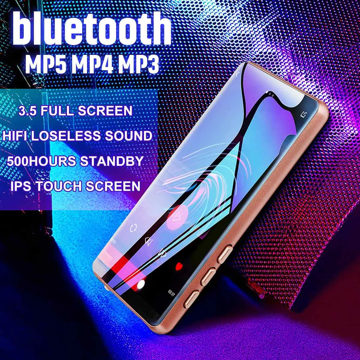 3.5inch Touch Screen bluetooth Hifi MP3 Music Player Video Voice Recorder FM Radio built in 8GB Speakers up tp 128GB TF Card
3.5inch Touch Screen bluetooth Hifi MP3 Music Player Video Voice Recorder FM Radio built in 8GB Speakers up tp 128GB TF Card