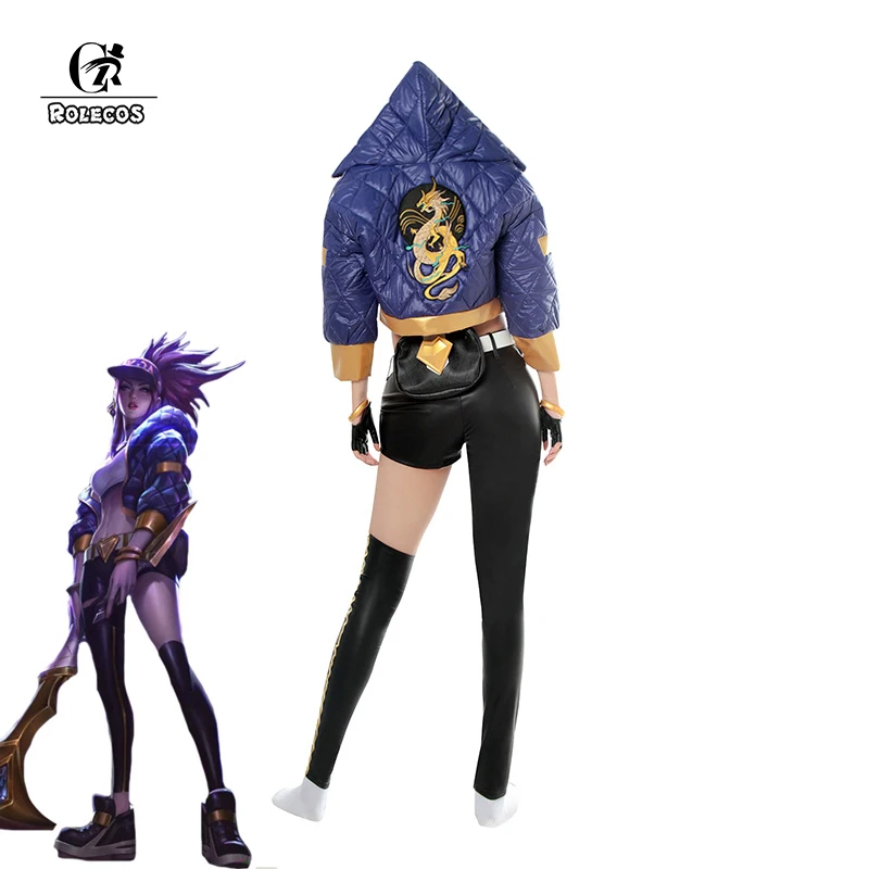 ROLECOS Game LOL K/DA Akali Cosplay Costume LOL KDA Akali Cosplay Costume Winter Uniform Costume for Women Full Set
ROLECOS Game LOL K/DA Akali Cosplay Costume LOL KDA Akali Cosplay Costume Winter Uniform Costume for Women Full Set