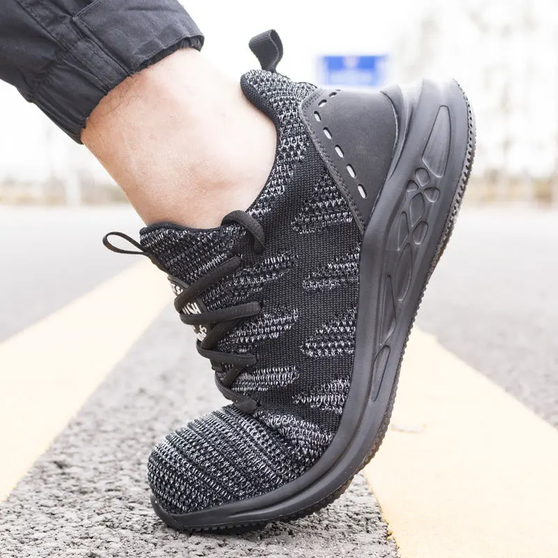 Men's Breathable Safety Shoes Outdoor Indestructible Anti-smashing Steel Toe Safety Boots New Lightweight Sneaker Work Shoes
Men's Breathable Safety Shoes Outdoor Indestructible Anti-smashing Steel Toe Safety Boots New Lightweight Sneaker Work Shoes