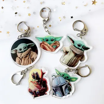 Movie Mandalorian Baby Yoda Toy Keychain Cute Yoda Mando Animated Children's Toy Pendant Keychain Car Keychain
Movie Mandalorian Baby Yoda Toy Keychain Cute Yoda Mando Animated Children's Toy Pendant Keychain Car Keychain