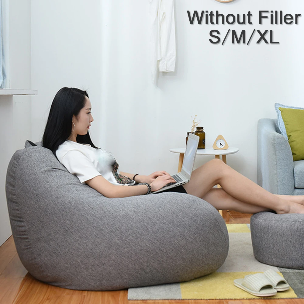 2019 Large Small Lazy Sofas Cover Chairs without Filler Linen Cloth Lounger Seat Bean Bag Pouf Puff Couch Tatami Living Room
2019 Large Small Lazy Sofas Cover Chairs without Filler Linen Cloth Lounger Seat Bean Bag Pouf Puff Couch Tatami Living Room