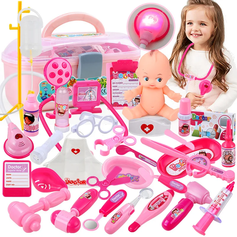Play House Children Character Play Model Medicine Box Toy Injection Auscultation Light Medicine Cabinet
Play House Children Character Play Model Medicine Box Toy Injection Auscultation Light Medicine Cabinet