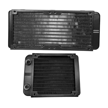 1 set 120MM Computer Radiator Water Cooler & 1 pcs 240mm 10 Tubes Computer Radiator Water Cooling Cooler