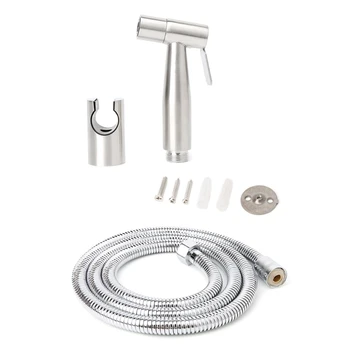 1Set Stainless Steel Handheld Toilet Bidet Shower Head Cloth Diaper Sprayer Shattaf Set 
1Set Stainless Steel Handheld Toilet Bidet Shower Head Cloth Diaper Sprayer Shattaf Set