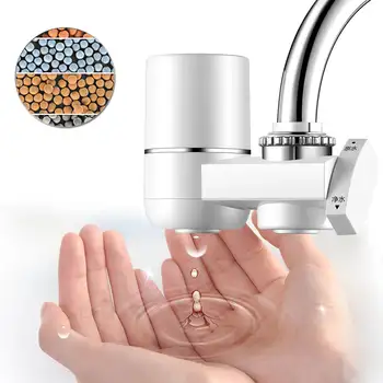 Kitchen Faucet Mini Tap Water Purifier Filter Universal Filtro Rust Bacteria Removal Replacement Ceramic Percolator Washable
Kitchen Faucet Mini Tap Water Purifier Filter Universal Filtro Rust Bacteria Removal Replacement Ceramic Percolator Washable