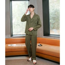 Solid Color Sleepwear Silk Satin Pajamas Couple Set Long Button-Down Pyjamas Suit Pijama Women Men Loungewear Plus Size Pj Set 
Solid Color Sleepwear Silk Satin Pajamas Couple Set Long Button-Down Pyjamas Suit Pijama Women Men Loungewear Plus Size Pj Set
