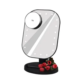 Touch Dimmer LED Mirror with 10x Magnifying Vanity Mirror 180 Degree Rotation Adjustable Table Makeup Mirror Battery Operated
Touch Dimmer LED Mirror with 10x Magnifying Vanity Mirror 180 Degree Rotation Adjustable Table Makeup Mirror Battery Operated