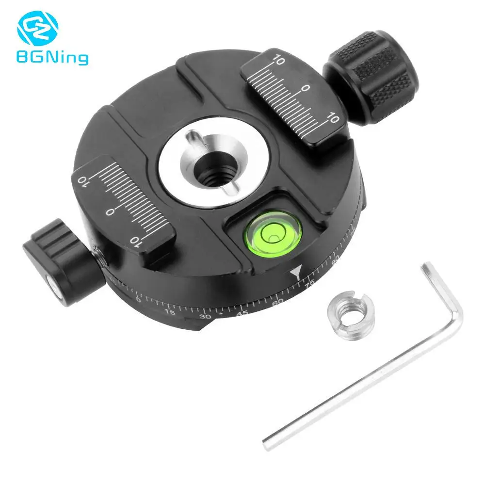 BGNing XPC-60C Aluminum 360 Degree Panoramic Tripod Head Clamping for Arca Swiss Tripod Ball Head with 38mm Quick Release Plate
BGNing XPC-60C Aluminum 360 Degree Panoramic Tripod Head Clamping for Arca Swiss Tripod Ball Head with 38mm Quick Release Plate