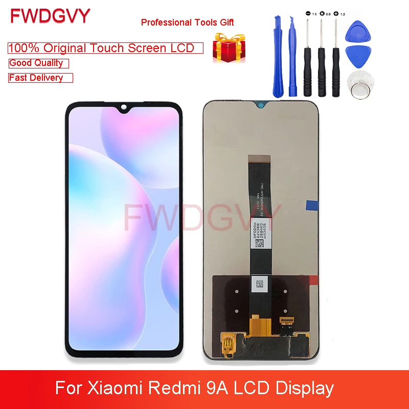 6.53" Original For Xiaomi Redmi 9A LCD Display 10 Touch Screen Panel LCD Digitizer Assembly Replacement Spare Repair Parts
6.53" Original For Xiaomi Redmi 9A LCD Display 10 Touch Screen Panel LCD Digitizer Assembly Replacement Spare Repair Parts