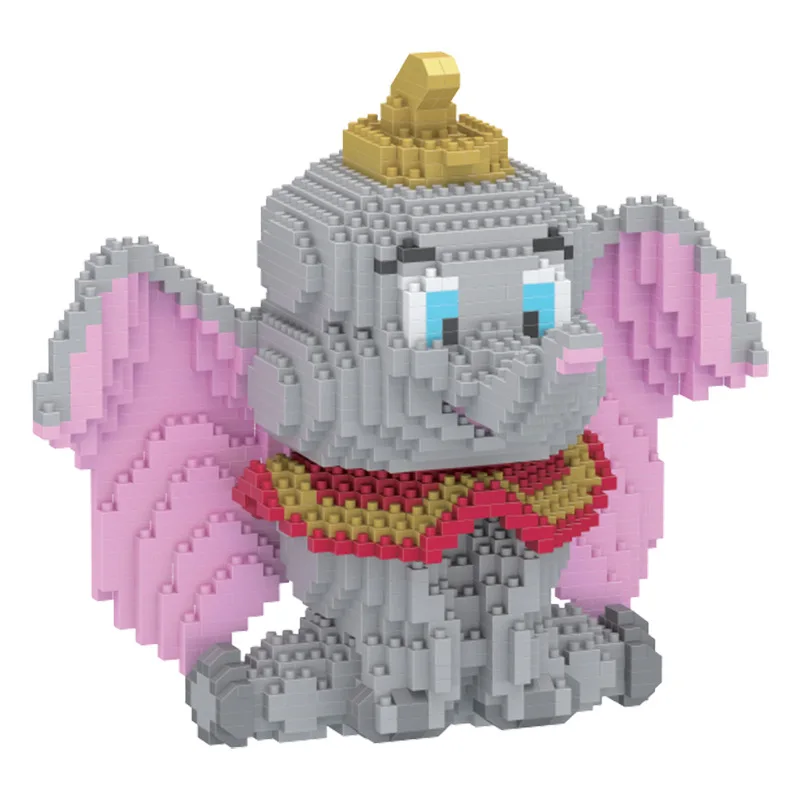 Funny Idea Creator Animals Micro Diamond Building Block Circus Troupe Elephant Dumbo Block Brick Toys For Children Gifts
Funny Idea Creator Animals Micro Diamond Building Block Circus Troupe Elephant Dumbo Block Brick Toys For Children Gifts