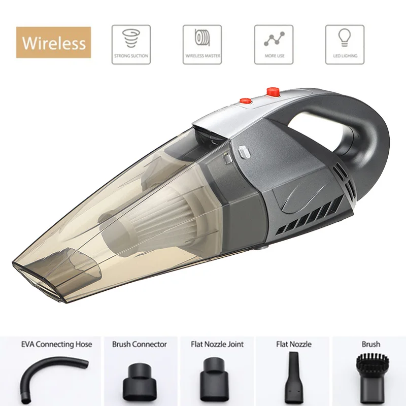3X2000mAh Strong Powers Car Vacuum Cleaner 120W with Handbag Cyclonic Wet/Dry Auto Portable Vacuums Cleaner 2 HEPA 110V-220V
3X2000mAh Strong Powers Car Vacuum Cleaner 120W with Handbag Cyclonic Wet/Dry Auto Portable Vacuums Cleaner 2 HEPA 110V-220V