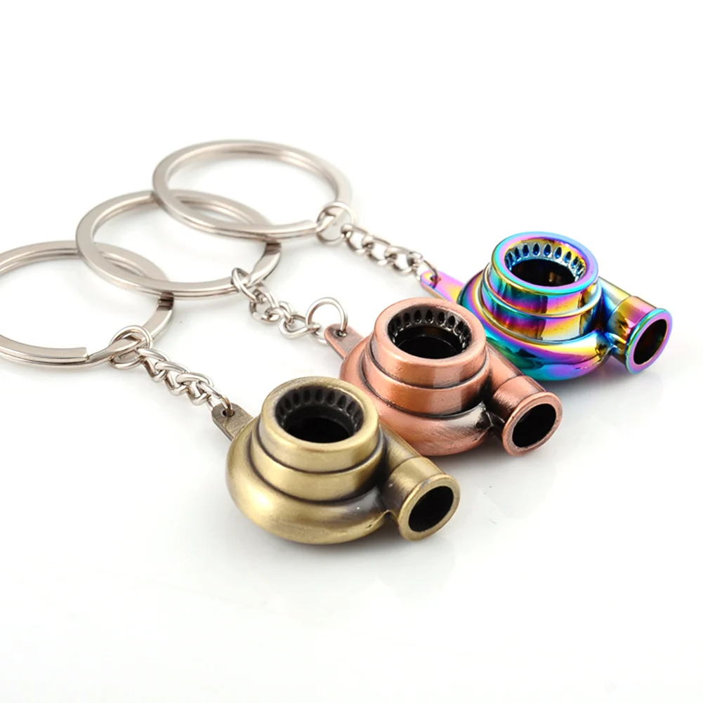 Cool Spinning Turbine Key Rings Mini Turbo Turbocharger Keychain Zinc Alloy Metal KeyChain Car pendant Car Interior Accessories
Cool Spinning Turbine Key Rings Mini Turbo Turbocharger Keychain Zinc Alloy Metal KeyChain Car pendant Car Interior Accessories
